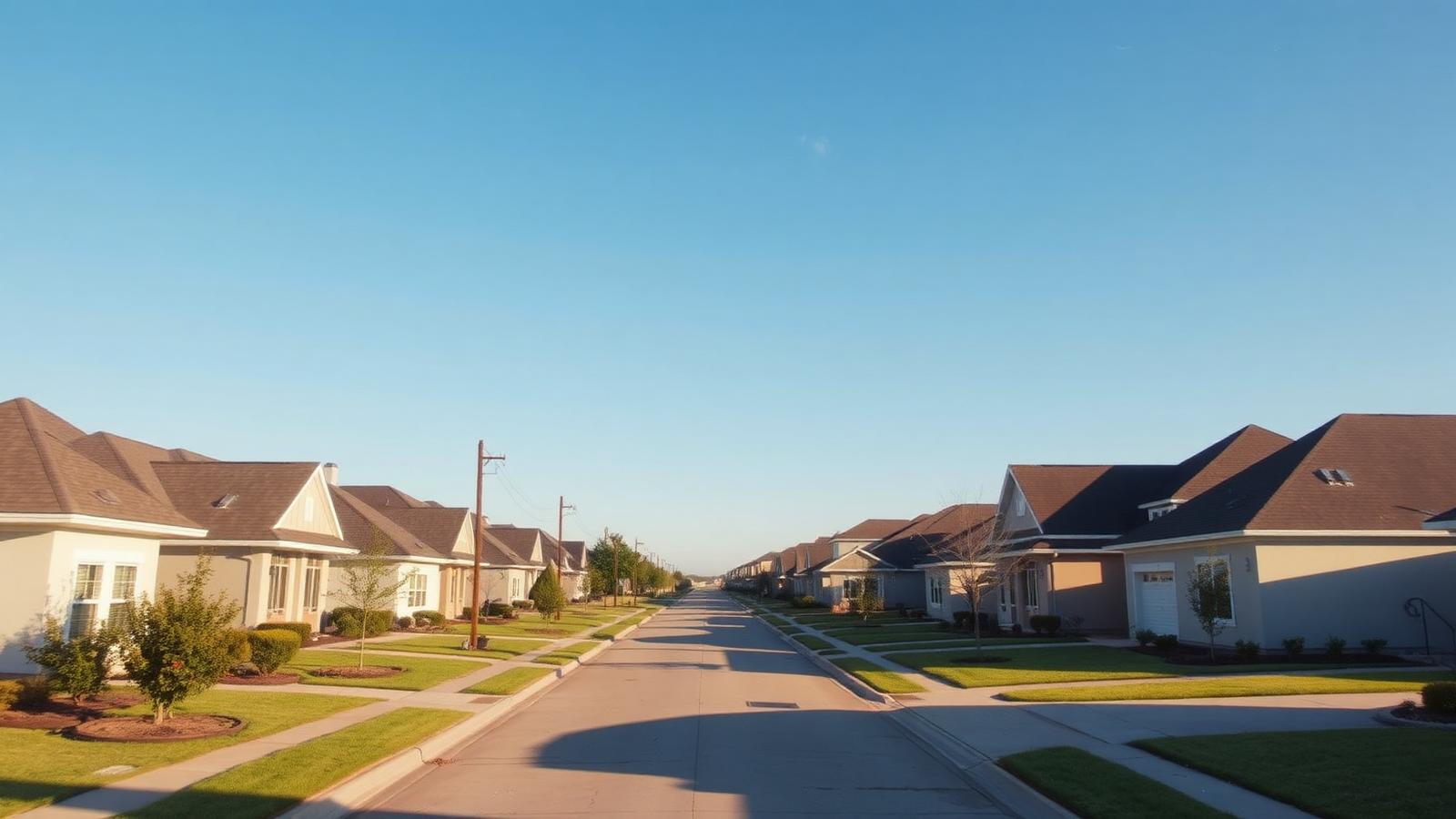 A quiet Dallas–Fort Worth neighborhood